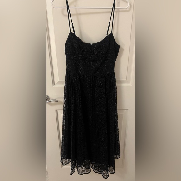 JCrew Metallic Lace Dress - Picture 2 of 6